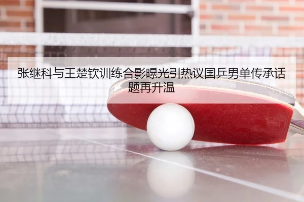 张继科与王楚钦训练合影曝光引热议国乒男单传承话题再升温（YABO.COMapp）